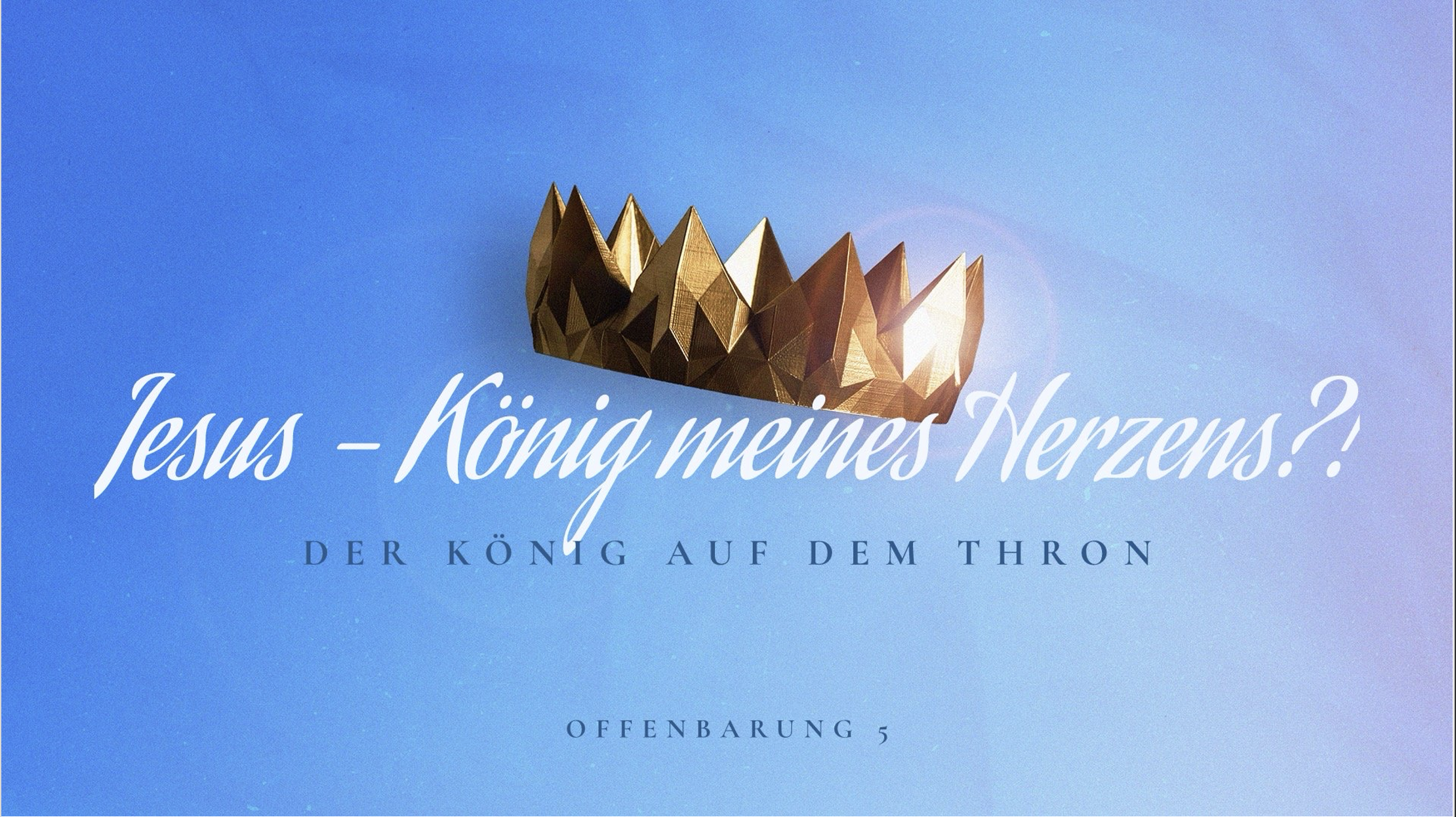 Der König auf dem Thron